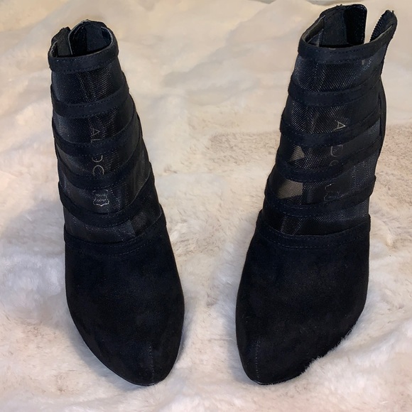 Aldo Shoes - ALDO Black Mesh Booties